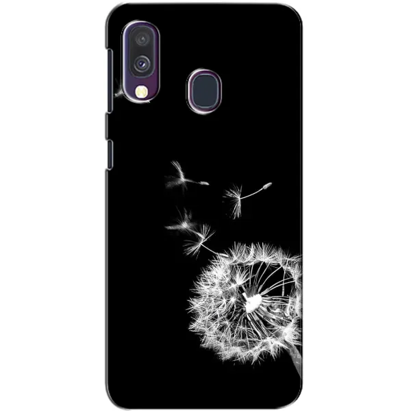 Чехол с рисунком «Одуванчик на чёрном» для Samsung Galaxy A40 2019 (A405F) Чехол с рисунком «Одуванчик на чёрном» для Samsung Galaxy A40 2019 (A405F)