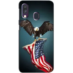 Чохол Прапор USA для Samsung Galaxy A40 2019 (A405F) (Орел і прапор)