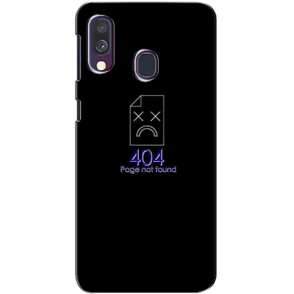 Чохол з малюнком «Помилка 404» для Samsung Galaxy A40 2019 (A405F) Чохол з малюнком «Помилка 404» для Samsung Galaxy A40 2019 (A405F)