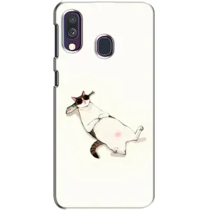 Чехол на тематику: Коты для Samsung Galaxy A40 2019 (A405F) (Отдых)