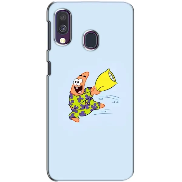 Чехол с рисунком «Патрик с подушкой» для Samsung Galaxy A40 2019 (A405F)