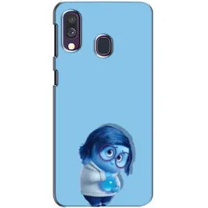 Чехол Головоломка для Samsung Galaxy A40 2019 (A405F) - (AlphaPrint) (Печаль)