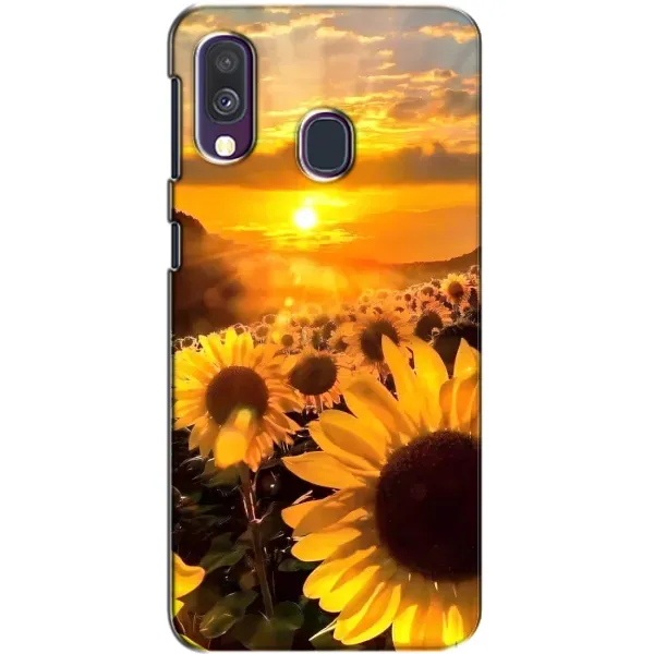 Чехол с рисунком «поле подсолнухов» для Samsung Galaxy A40 2019 (A405F)