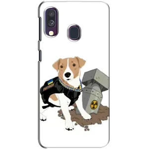 Чехол с принтом Собаки Патрон для Samsung Galaxy A40 2019 (A405F) (Пёс Патрон с ракетой)