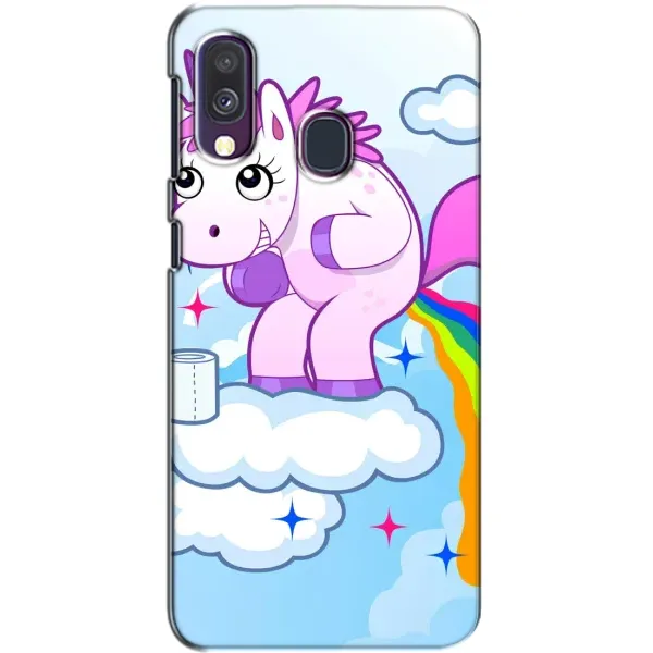 Чехол с рисунком «Радуга единорожка» для Samsung Galaxy A40 2019 (A405F) Чехол с рисунком «Радуга единорожка» для Samsung Galaxy A40 2019 (A405F)
