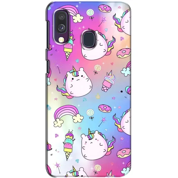 Чехол с рисунком «Радуга и Единорог» для Samsung Galaxy A40 2019 (A405F) Чехол с рисунком «Радуга и Единорог» для Samsung Galaxy A40 2019 (A405F)