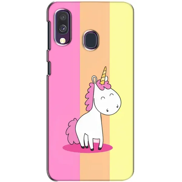 Чехол с рисунком «Радужный Единорог» для Samsung Galaxy A40 2019 (A405F) Чехол с рисунком «Радужный Единорог» для Samsung Galaxy A40 2019 (A405F)