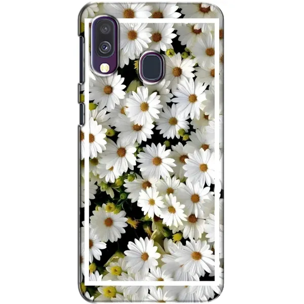 Чехол с рисунком «Рамка в ромашках» для Samsung Galaxy A40 2019 (A405F) Чехол с рисунком «Рамка в ромашках» для Samsung Galaxy A40 2019 (A405F)