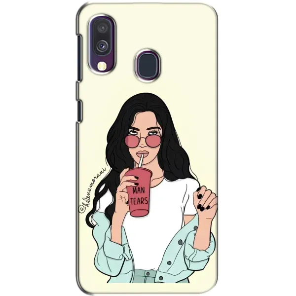 Чехол с рисунком «С напитком» для Samsung Galaxy A40 2019 (A405F) Чехол с рисунком «С напитком» для Samsung Galaxy A40 2019 (A405F)