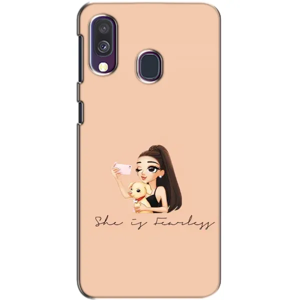 Чехол с рисунком «С собакой» для Samsung Galaxy A40 2019 (A405F) Чехол с рисунком «С собакой» для Samsung Galaxy A40 2019 (A405F)