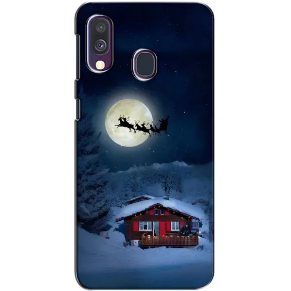 Чехол с рисунком «Санта» для Samsung Galaxy A40 2019 (A405F) Чехол с рисунком «Санта» для Samsung Galaxy A40 2019 (A405F)