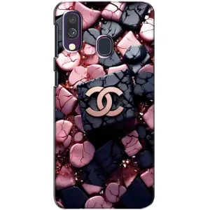 Чохол (Dior, Prada, YSL, Chanel) для Samsung Galaxy A40 2019 (A405F) (Шанель)