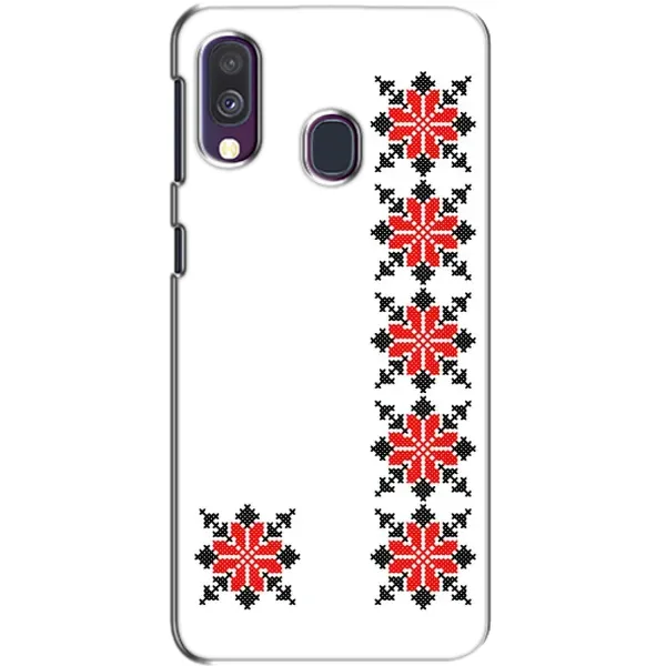 Чехол с рисунком «Силуэт вышиванки» для Samsung Galaxy A40 2019 (A405F) Чехол с рисунком «Силуэт вышиванки» для Samsung Galaxy A40 2019 (A405F)