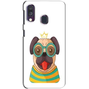 Бампер для Samsung Galaxy A40 2019 (A405F) з картинкою "Песики" (Собака Король)