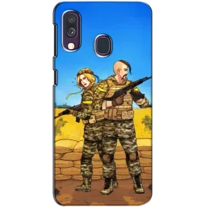 Чохли з принтом (Воїни ЗСУ) для Samsung Galaxy A40 2019 (A405F) (Солдати ЗСУ)