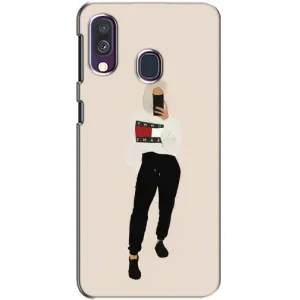 Силіконовый Чохол на Samsung Galaxy A40 2019 (A405F) з картинкой Модных девушек (Стильна)