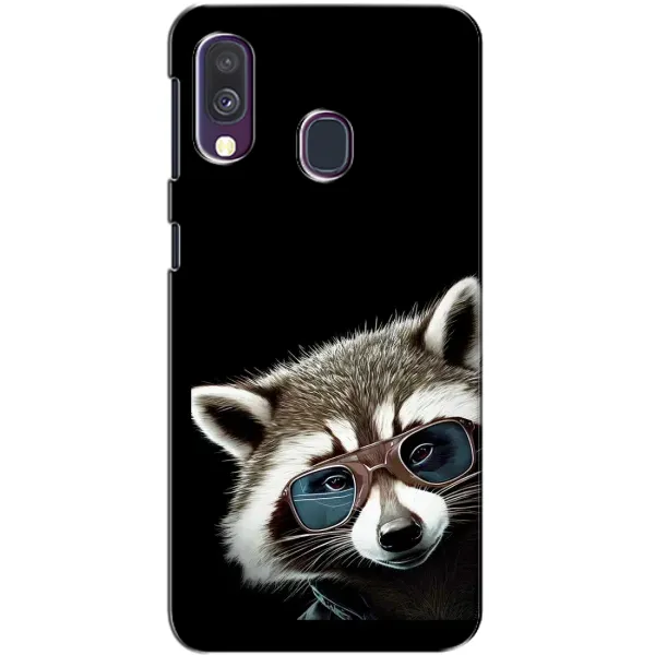 Чехол с рисунком «Стильный Енот» для Samsung Galaxy A40 2019 (A405F) Чехол с рисунком «Стильный Енот» для Samsung Galaxy A40 2019 (A405F)