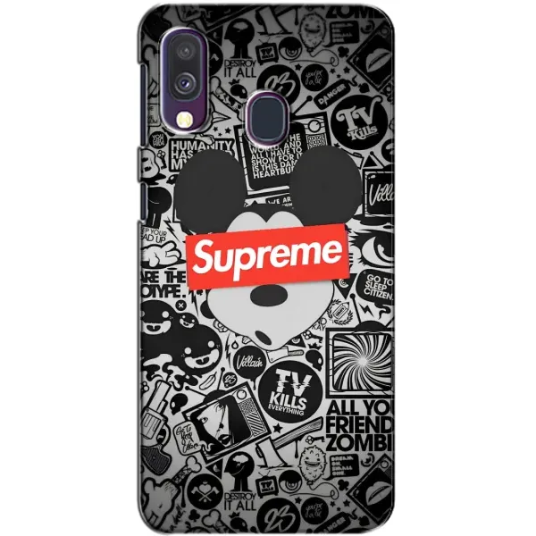 Чехол с рисунком «Supreme Маус» для Samsung Galaxy A40 2019 (A405F) Чехол с рисунком «Supreme Маус» для Samsung Galaxy A40 2019 (A405F)