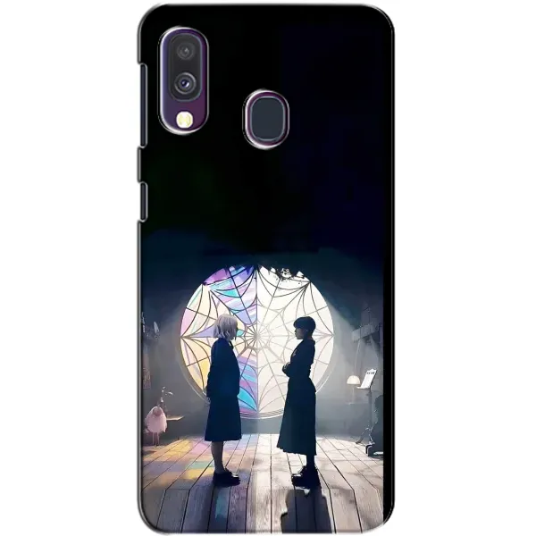 Чехол с рисунком «Уэнсдей и Энди» для Samsung Galaxy A40 2019 (A405F) Чехол с рисунком «Уэнсдей и Энди» для Samsung Galaxy A40 2019 (A405F)