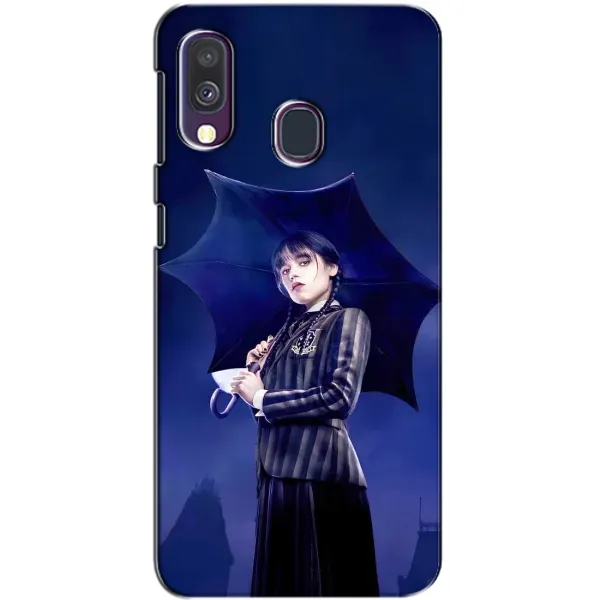 Чехол с рисунком «Уэнсдей с зонтом» для Samsung Galaxy A40 2019 (A405F) Чехол с рисунком «Уэнсдей с зонтом» для Samsung Galaxy A40 2019 (A405F)