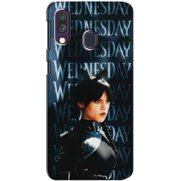 Чехол с рисунком «Уэнздей с ушками» для Samsung Galaxy A40 2019 (A405F) Чехол с рисунком «Уэнздей с ушками» для Samsung Galaxy A40 2019 (A405F)