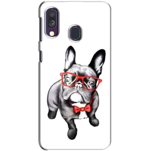 Бампер для Samsung Galaxy A40 2019 (A405F) з картинкою "Песики" (В окулярах)