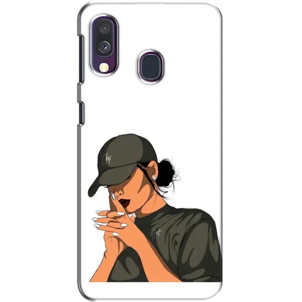 Чехол с рисунком «В зеленом» для Samsung Galaxy A40 2019 (A405F) Чехол с рисунком «В зеленом» для Samsung Galaxy A40 2019 (A405F)