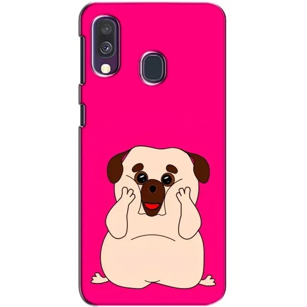 Чехол с рисунком «Веселый Мопсик» для Samsung Galaxy A40 2019 (A405F) Чехол с рисунком «Веселый Мопсик» для Samsung Galaxy A40 2019 (A405F)