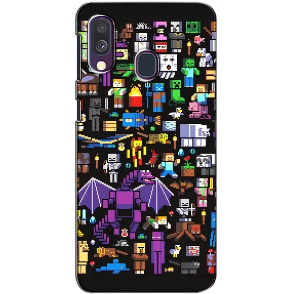 Чехол с рисунком «Все персонажи» для Samsung Galaxy A40 2019 (A405F)