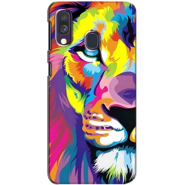 Чехол с рисунком «Яркий Лев» для Samsung Galaxy A40 2019 (A405F) Чехол с рисунком «Яркий Лев» для Samsung Galaxy A40 2019 (A405F)