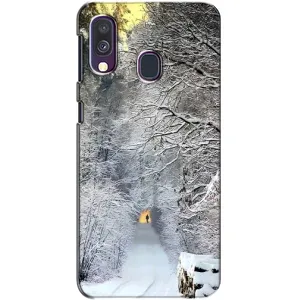 Чохли на Новий Рік Samsung Galaxy A40 2019 (A405F) (Хурделиця)