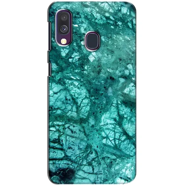 Чехол с рисунком «Зеленый мрамор» для Samsung Galaxy A40 2019 (A405F) Чехол с рисунком «Зеленый мрамор» для Samsung Galaxy A40 2019 (A405F)