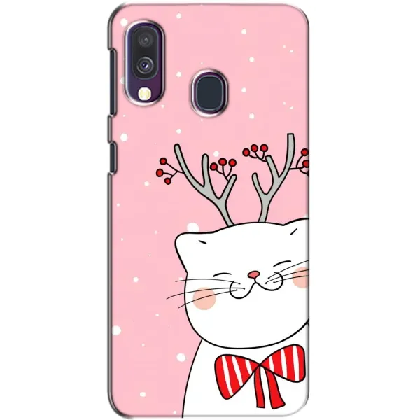 Чехол с рисунком «Зимний кот» для Samsung Galaxy A40 2019 (A405F) Чехол с рисунком «Зимний кот» для Samsung Galaxy A40 2019 (A405F)