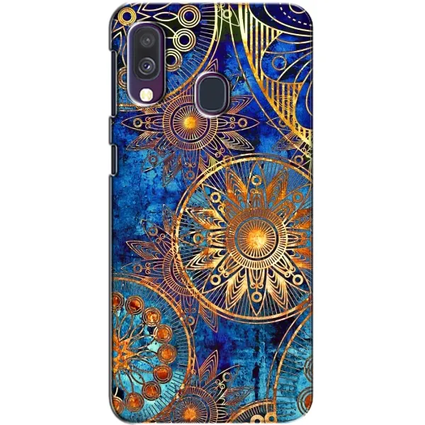 Чехол с рисунком «Золотые узоры» для Samsung Galaxy A40 2019 (A405F)