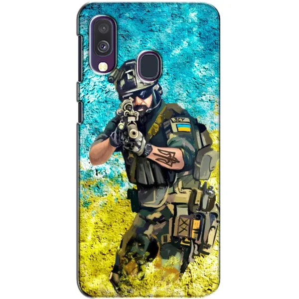 Чехол с рисунком «ЗСУ Воин» для Samsung Galaxy A40 2019 (A405F) Чехол с рисунком «ЗСУ Воин» для Samsung Galaxy A40 2019 (A405F)