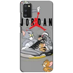 Силиконовый Чехол Nike Air Jordan на Самсунг А41 (Air Jordan)