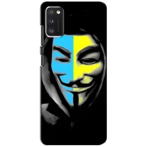 Чехол с Украинской символикой на Самсунг А41 (Анонимус патриот)