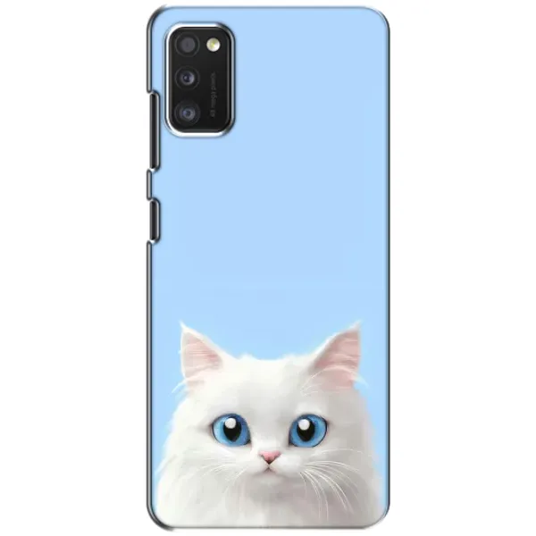 Чехол с рисунком «Белый кот» для Samsung Galaxy A41 (A415) Чехол с рисунком «Белый кот» для Samsung Galaxy A41 (A415)