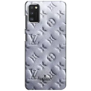 Текстурный Чехол Louis Vuitton для Самсунг А41 (Белый ЛВ)