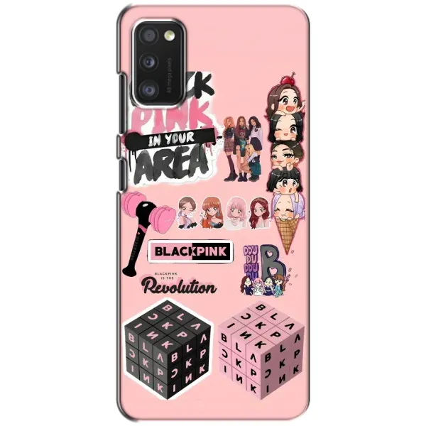 Чехол с рисунком «BLACK PINK коллаж» для Samsung Galaxy A41 (A415)