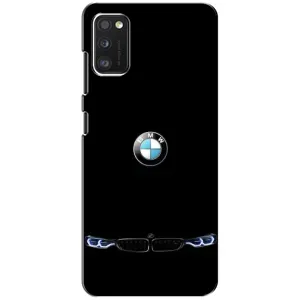 Силиконовый бампер с картинкой машины на Samsung Galaxy A41 (A415) (Черный BMW)