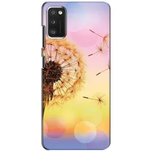 Силиконовый Чехол с одуванчиками на Samsung Galaxy A41 (A415) (Цветок-одуванчик)