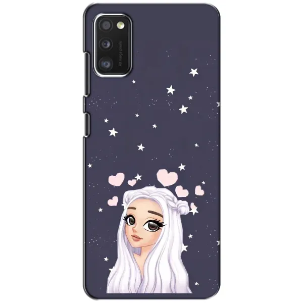 Чехол с рисунком «Девушка и сердечки» для Samsung Galaxy A41 (A415)