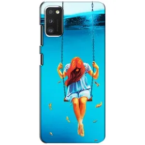Чехол Стильные девушки на Samsung Galaxy A41 (A415) (Девушка на качели)
