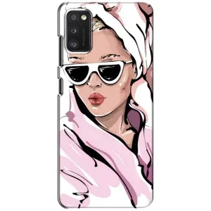 Чехол с картинкой Модные Девчонки Samsung Galaxy A41 (A415) (Девушка в халате)