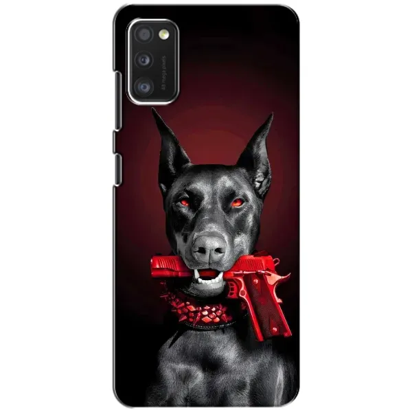 Чехол с рисунком «Доберман злой» для Samsung Galaxy A41 (A415) Чехол с рисунком «Доберман злой» для Samsung Galaxy A41 (A415)