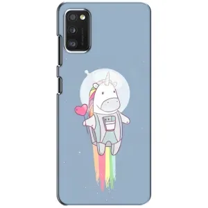 Чехол Unicorn на Samsung Galaxy A41 (A415) (Единорог космонавт)