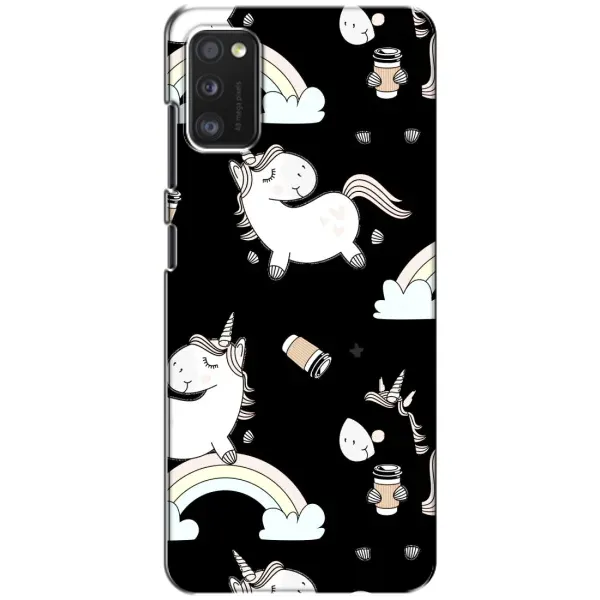 Чехол с рисунком «Единорог с кофе» для Samsung Galaxy A41 (A415) Чехол с рисунком «Единорог с кофе» для Samsung Galaxy A41 (A415)