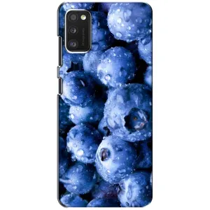 Чехол с изображением вкусной еды для Samsung Galaxy A41 (A415) (Голубика)