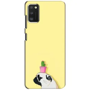 Бампер для Samsung Galaxy A41 (A415) з картинкою "Песики" (Кактус на голові)